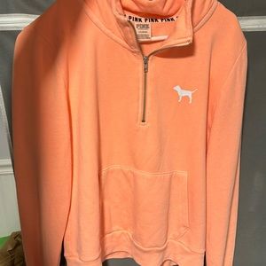 Pink Victoria Secret quarter zip